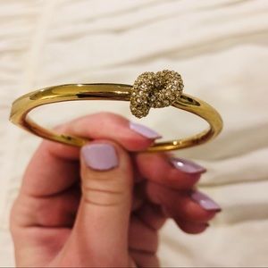 Kate Spade gold knot bangle